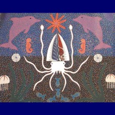 Aboriginal Art Canvas - B Dimer Richards-Size:88x111cm - H